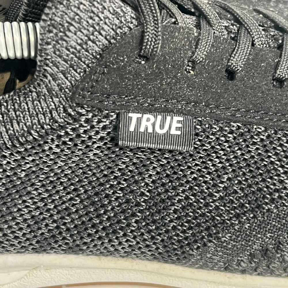 TRUE Linkswear TRUE Knit II Shoes Mens Size 11 Black Golf Knit Low Top Sneakers